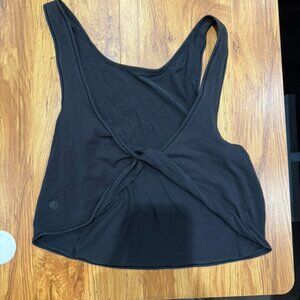 Lululemon criss cross low back tank top